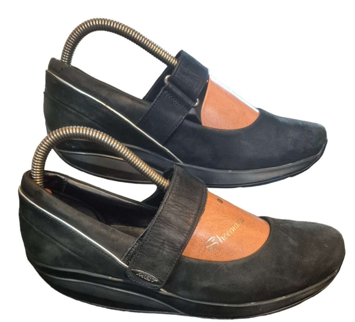 MBT Women's Black Leather Mary Jane Shoes, Balance, Posture,Muscle,Toning  UK