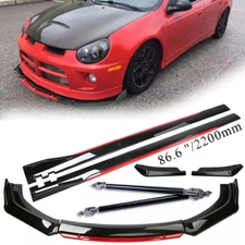 For Dodge Neon SRT-4 SXT RT Front Bumper Lip Spoiler Splitter /Side /Skirt Body
