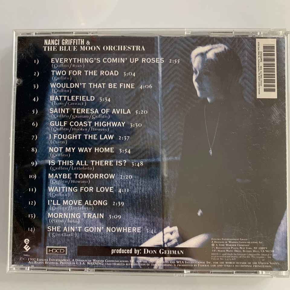 Nanci Griffith Blue Roses From The Moon CD record Club Version - Image 2 of 2
