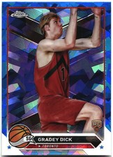2023-24 Topps Chrome Sapphire #169 Gradey Dick