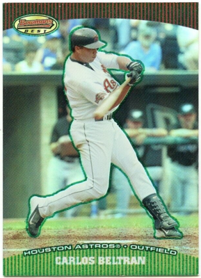 2004 Bowman's Best Green Carlos Beltran #013/100 *HOUSTON ASTROS