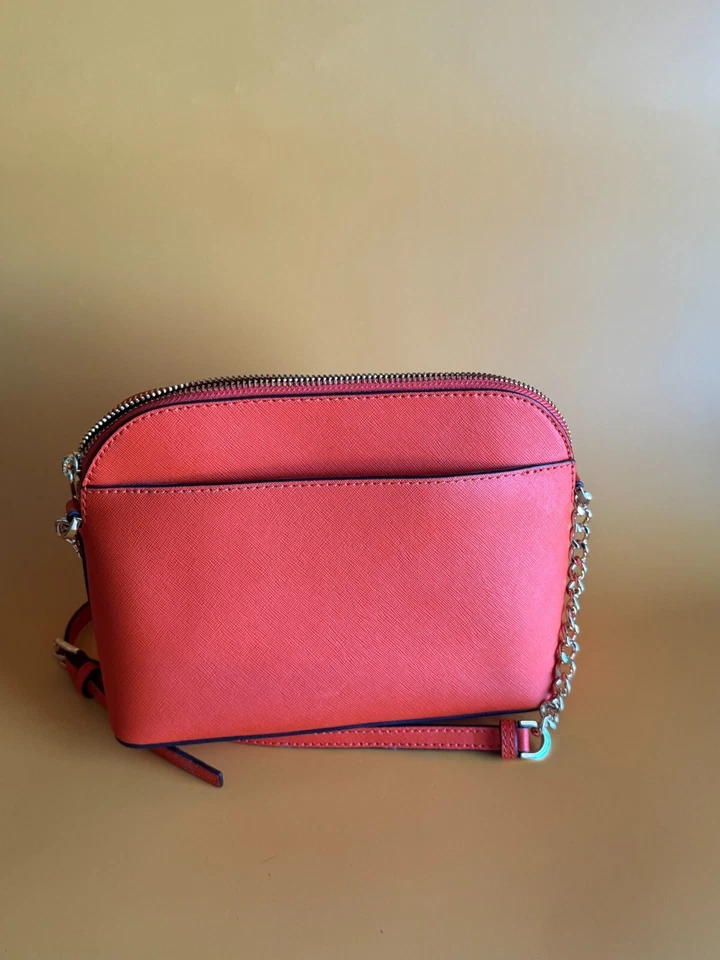 Auténtico Bolso Bandolera Michael Kors Naranja Cindy Cartera Excelente Estado Foto 4 de 4