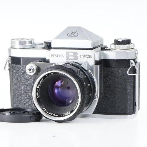 :Beseler Topcon B 35mm Film SLR Camera w/ Auto-Topcor 58mm f/1.8 Lens (AS IS)