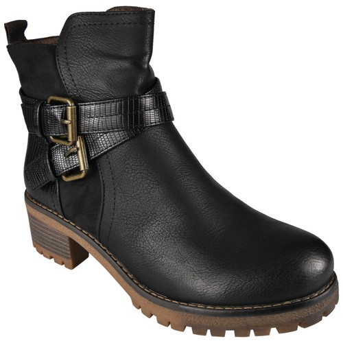 Ankle Chelsea Boots Shoes Ladies Fashion Winter Zip Comfy Lined Womens Sizes - Picture 3 of 32