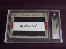 2018 Leaf Cut Signature Al Barlick Hall Of Fame Baseball Edition Auto