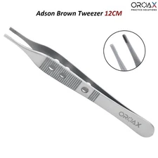 Pinza anatómica quirúrgica Adson Brown para tejidos veterinarios OROAX