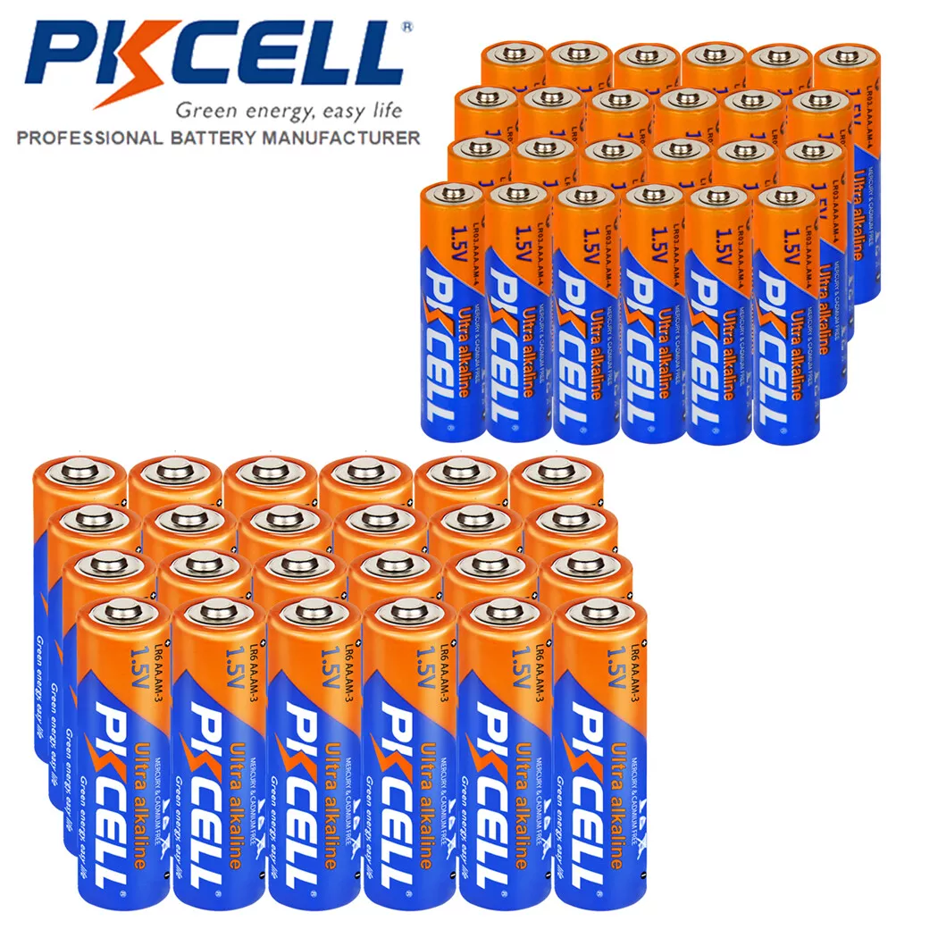 AA AAA Batteries 1.5V 24x AAA LR03 24x AA LR6 MIGNON Alkaline for music boxes