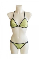 VICTORIA  S SECRET neon yellow bikini swimsuit 2-piece Sz S/P