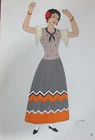 SPAIN ANDALUSIA TRADITIONAL FOLKLORE COSTUMES 4 WELSH ENGRAVINGS 1939