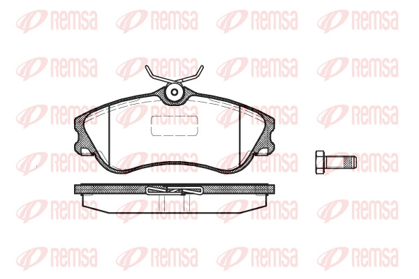 Remsa BremsbeläGe Vorne FüR Peugeot 206 CC CitroëN Xsara Picasso Berlingo-image