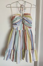 Alémais Mini Dress  in Stripe Size 10