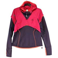 Giacca pullover donna Kalenji taglia S multicolore manica lunga con cappuccio