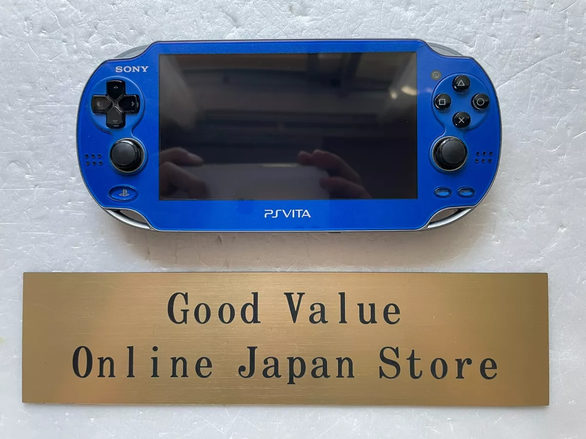 Sony PS Vita PCH-1100 AB04 Sapphire Blue 3G/Wi-Fi Console Used