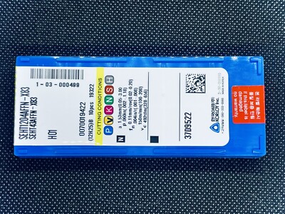 KORLOY SEHT 1204 AFFN-X83 H01 Carbide Inserts / SEHT 43 AFFN-X83