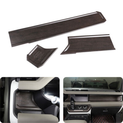 Oak Grain Dashboard wordmark panel Trim For Land Rover Defender 2020-2024