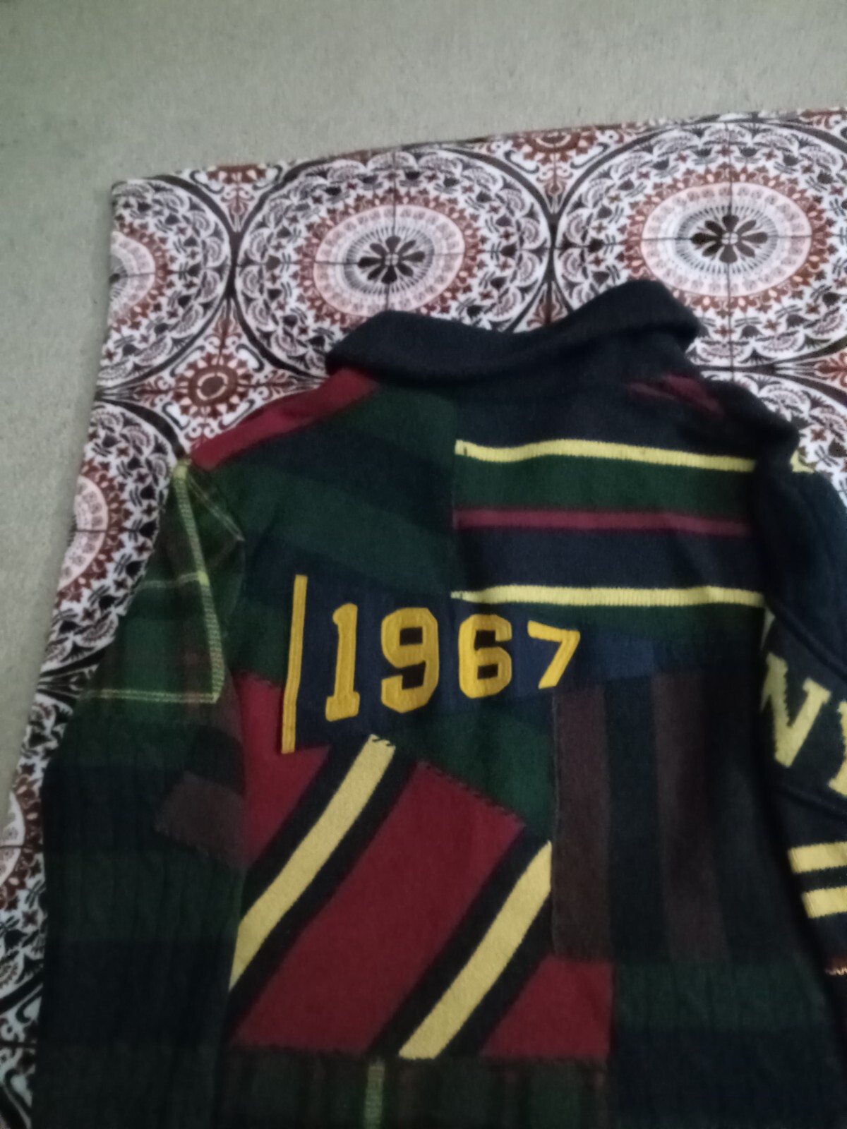 ralph lauren varsity collegiate patchwork stadium… - image 5