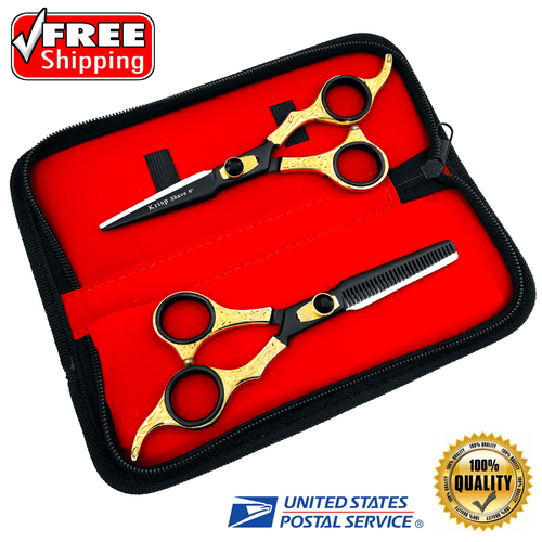 Professional Salon Hair Cutting Thinning Scissors Barber Shears Hairdressing Set - Picture 1 of 3