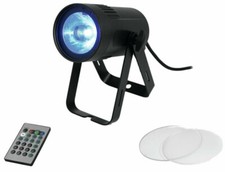 EUROLITE LED-Pinspot Punktstrahler PST-15W MK2 COB Spot RGBW m. IR-Fernbedienung