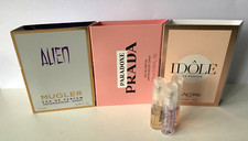 6 X PARADOXE IDOLE ALIEN MUGLER LADIES MINI SPRAY PERFUME VIALS TRAVEL SIZE NEW