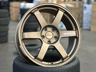 New 19x8.5 ET42 AOW TE37(4 Wheel) BRONZE 5x114.3 Toyota Honda Nissan Mazda Lexus