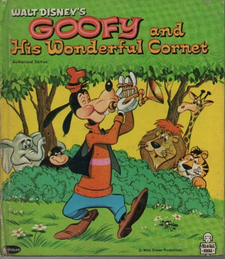 WALT DISNEY’S GOOFYcoloring bookアメリカの古書 Uncolored, Walt Disney, Goofy, Color Book, Whitman, Cartoon