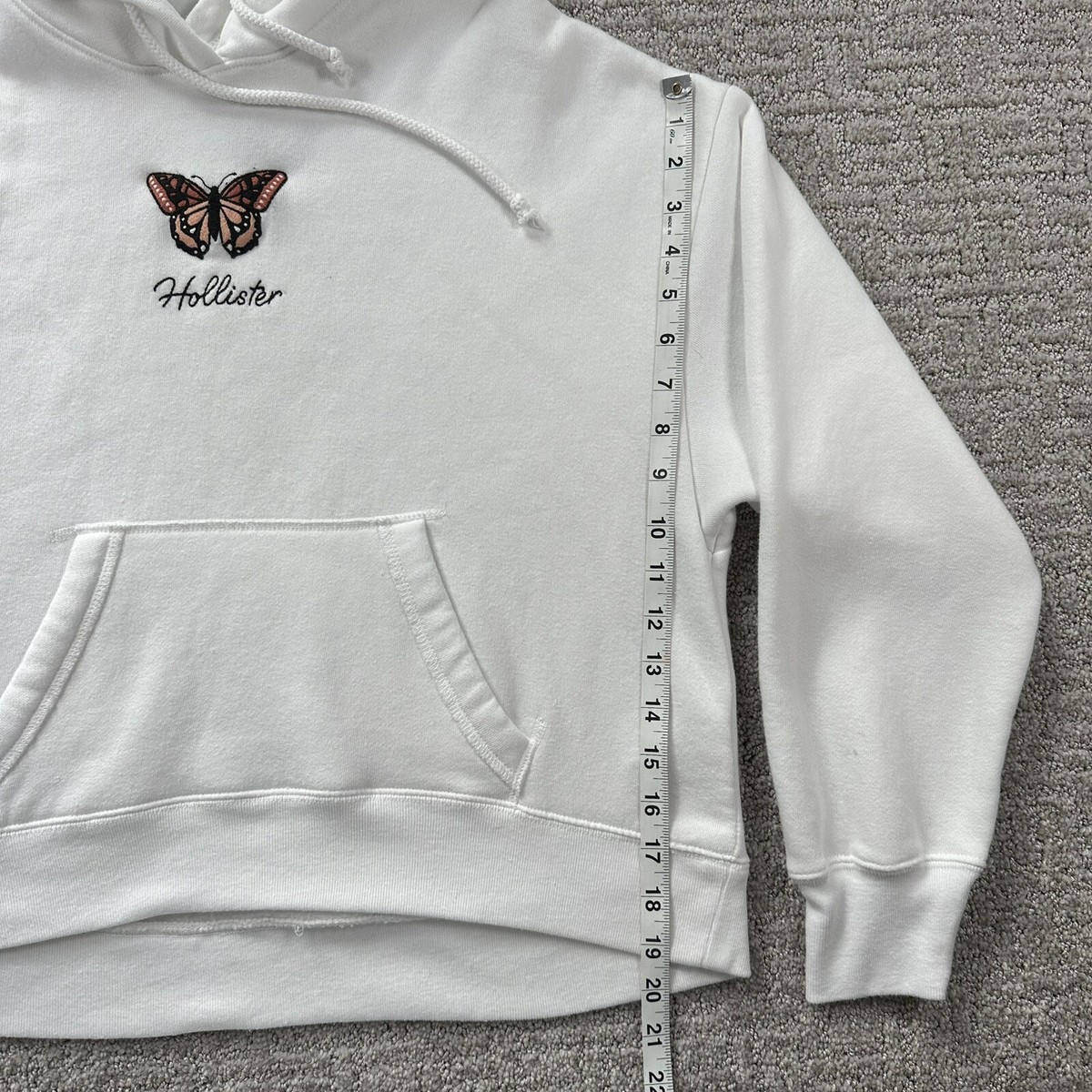 Hooded Sweatshirt Tie Dye Hollister Pulli Schmetterling Butterfly