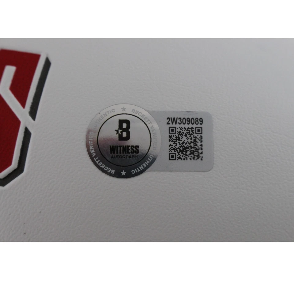 Футбольный логотип Derrick Brooks с автографом Tampa Bay Buccaneers Insc Beckett 49095 - Изображение 3 из 4