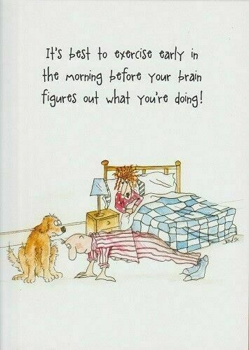 Camilla & Rose Funny Exercise Card