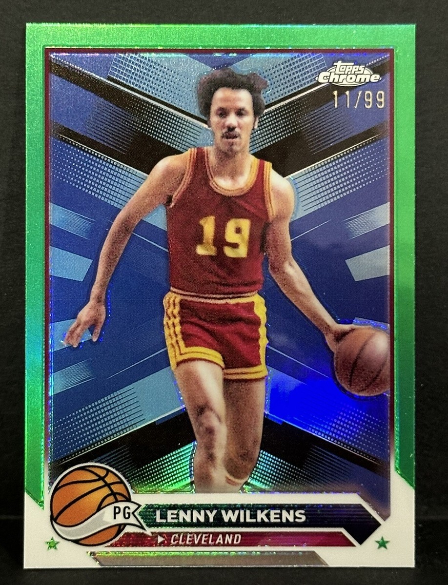 2024 Topps Chrome Basketball Lenny Wilkens Green Refractor /99 | eBay