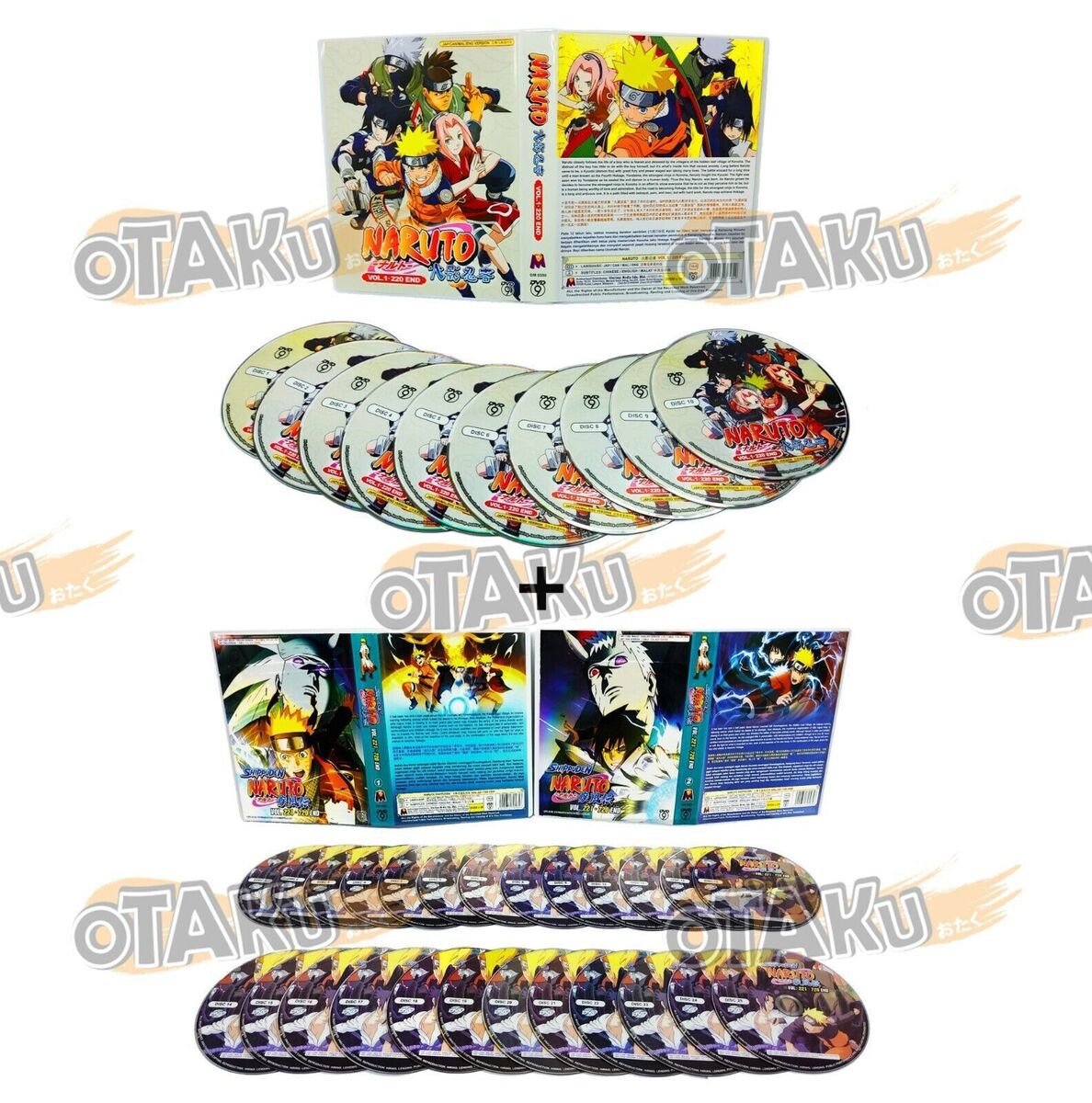 NARUTO / NARUTO SHIPPUDEN - COMPLETE ANIME TV SERIES DVD (1-720 EPS) ENG DUB