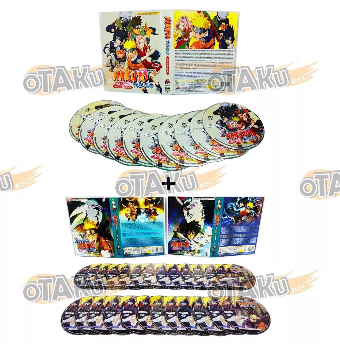 ANIME DVD –NARUTO SHIPPUDEN (Vol.1-220End) ~English Sub