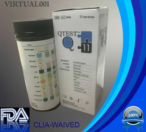 200 Urine Dipstick 11 Parameter Urinalysis Reagent Test Strips