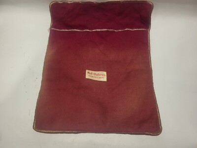 Vintage Felt Padded Jewelry Bag , some fading, Hall Galleries, Springfield, Mass