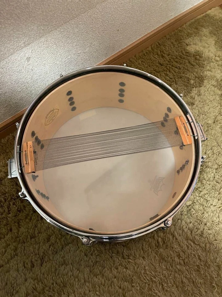 TAMA Starclassic Snare Drum Green 14"x5.5" / PURESOUND P-1424 Used Made in Japan - Image 3 of 4