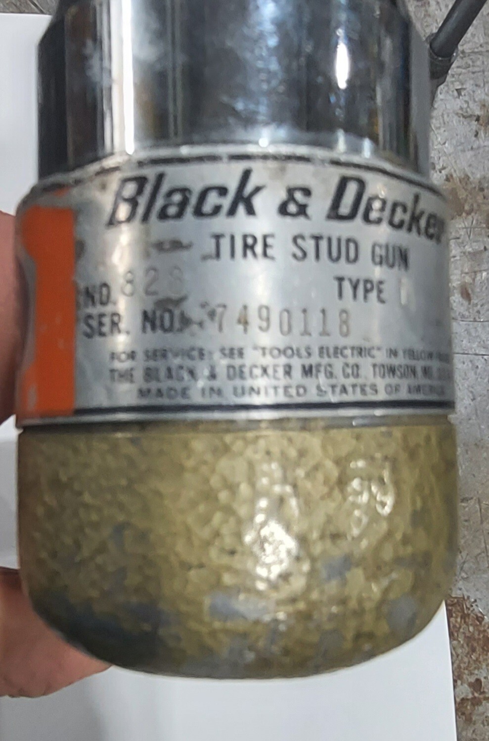 Black and Decker Tire Stud Gun Type 1 No. 828 eBay