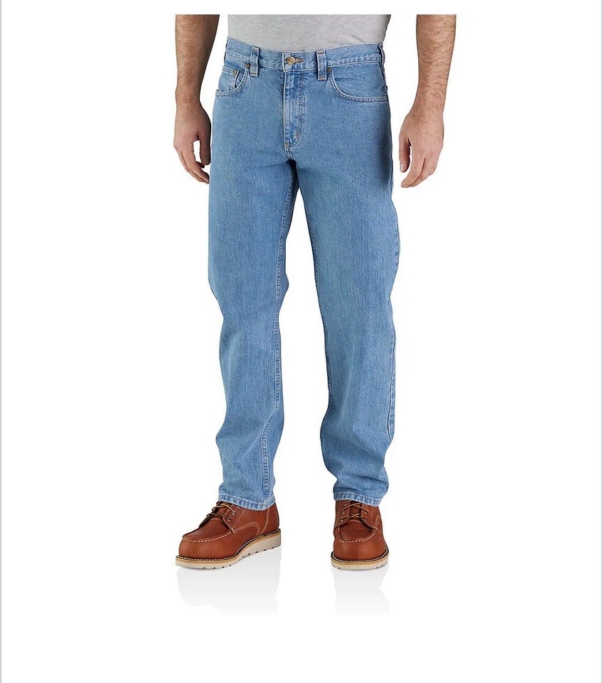 Carhartt B17STW Men's Relaxed Jeans Stonewash eBay