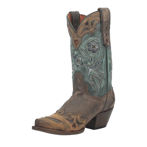 Dan Post Cowboy Boots Mens 8.5 D Burgundy Leather Western  display picture 3