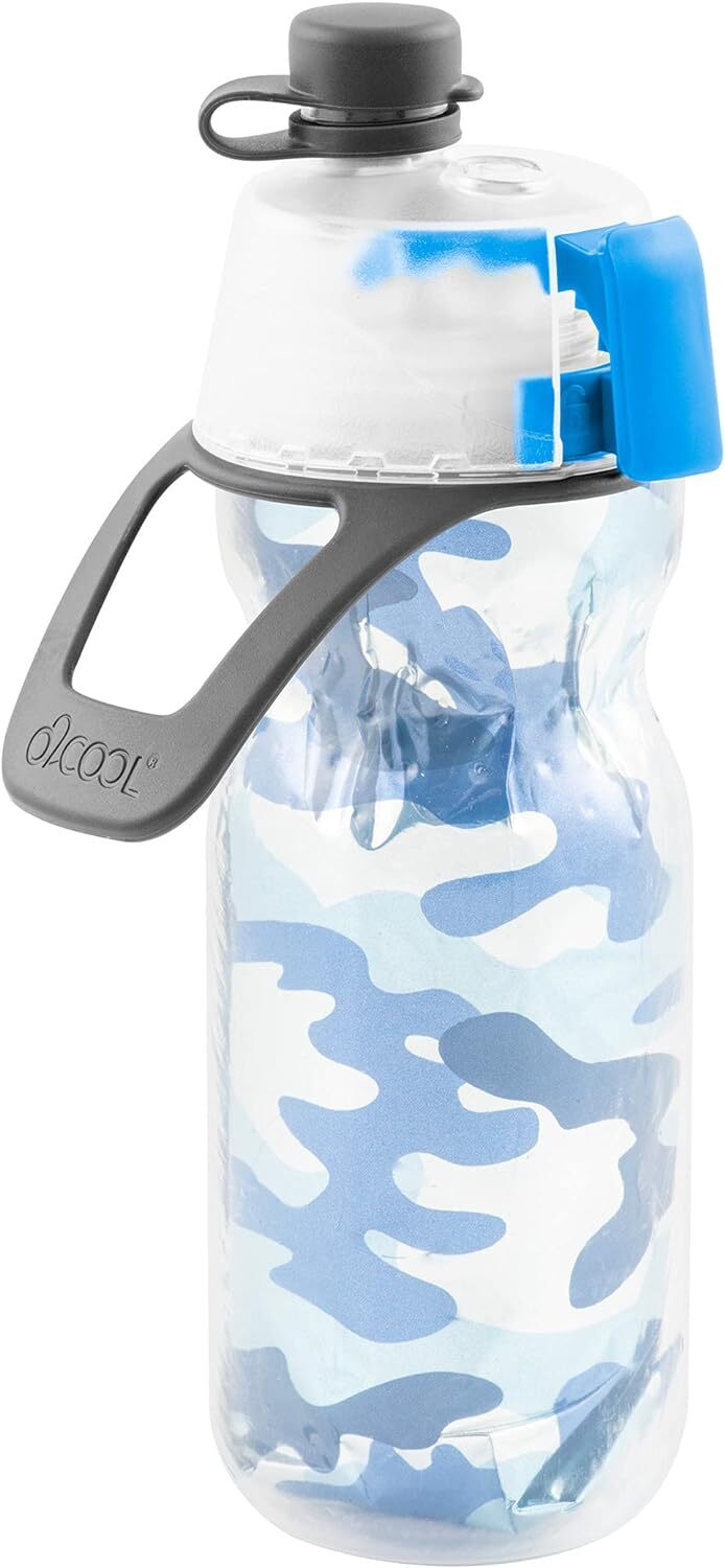 O2COOL 12oz Mist 'N Sip Kids Misting Water Bottle 2-in-1 Mis