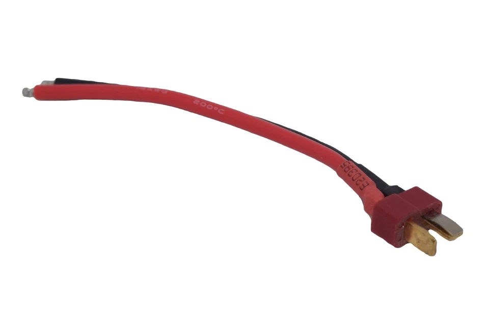 Deans Connector male with 14 AWG Silicone Wire