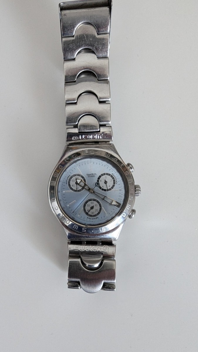 Irony Stainless Steel Swatch Ag 1997 Price Swatch Irony Stainless