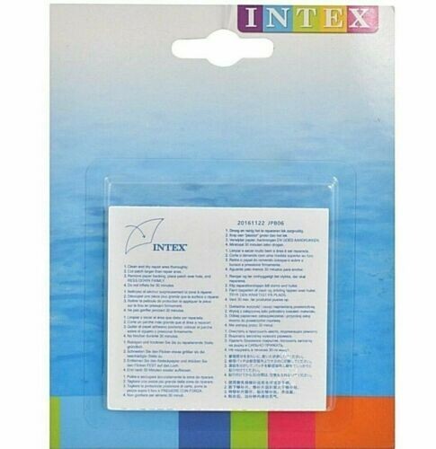 6 Pack Inflatable Swimming Pool Puncture Repair Patch Kit Airbed Lilos Pool Toys