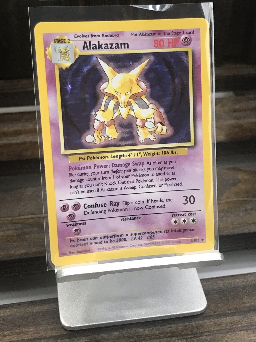 holographic alakazam pokemon card value Alakazam 2002 Expedition #001/165 Holo Price Guide