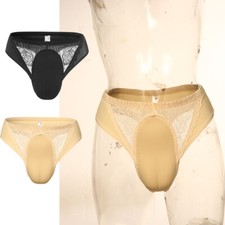 Mens Crossdresser Transgender Hiding Gaff Panties Shaping Thongs Sissy Underwear