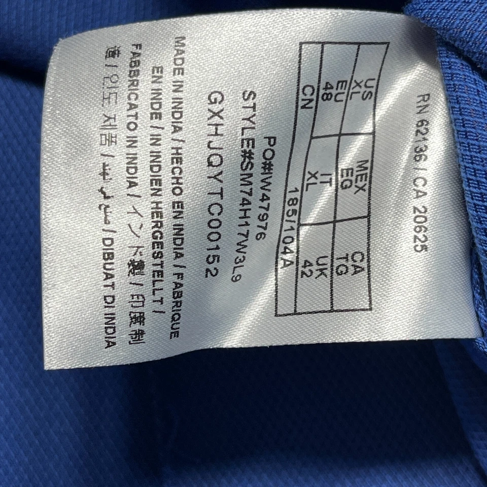 Vintage GUESS Shirt Mens XL Blue Button Up Epaulettes Top Pockets Short Sleeve - Image 4 of 4