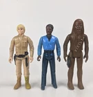 Vintage 1980 Kenner Star Wars 3.75" Chewbacca Luke Lando Lot Action Figure