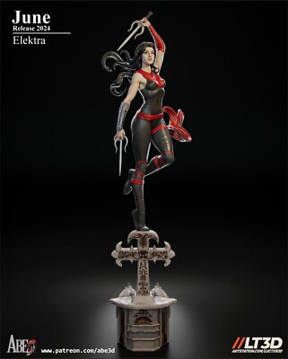 Elektra 3d Printed Model | Unassembled | Unpainted | 1/12-1/3 | eBay