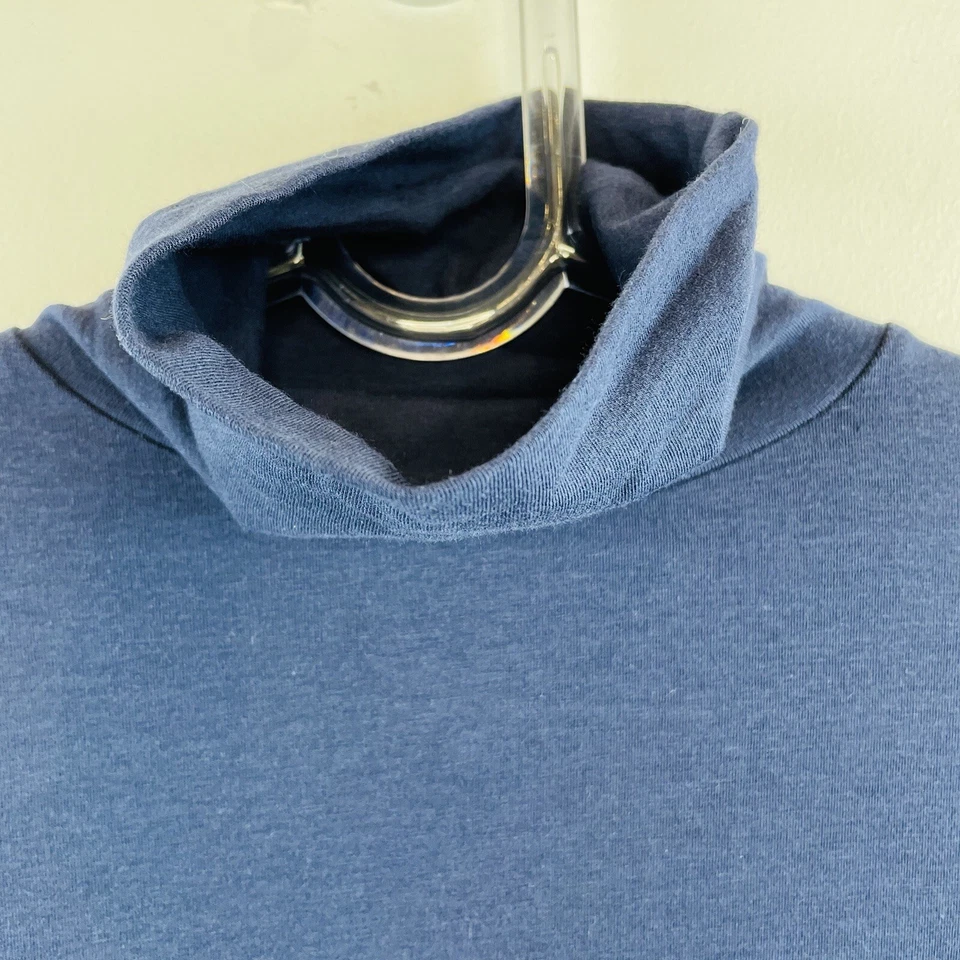 Patrizia Pepe Niñas Talla 14 NUEVO Azul Marino Algodón Modal Skivvy Diseñador Italiano Foto 4 de 4