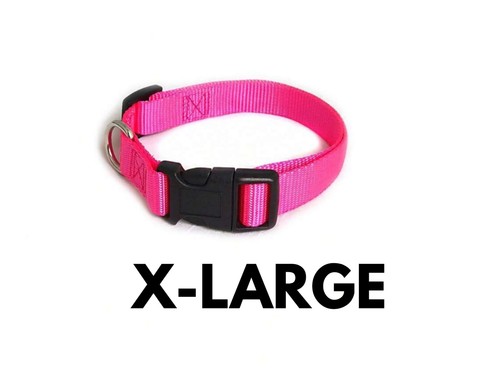 Collares duraderos ajustables de nailon S-M-L-XL 4 tamaños CÓMODOS cuello para perro/mascota Reino Unido - Imagen 12 de 12