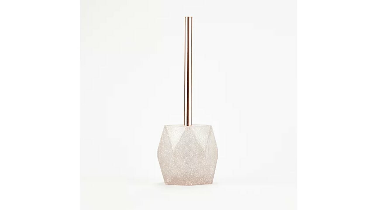 Pink Glitter Bathroom Accessory Sets Soap Dispenser, Mirror, Tumbler eBay