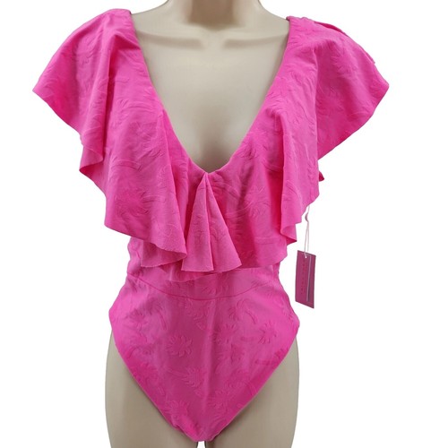 Trina Turk Pink Sprinkle and Cream Winter Beanie and Scarf  display picture 3